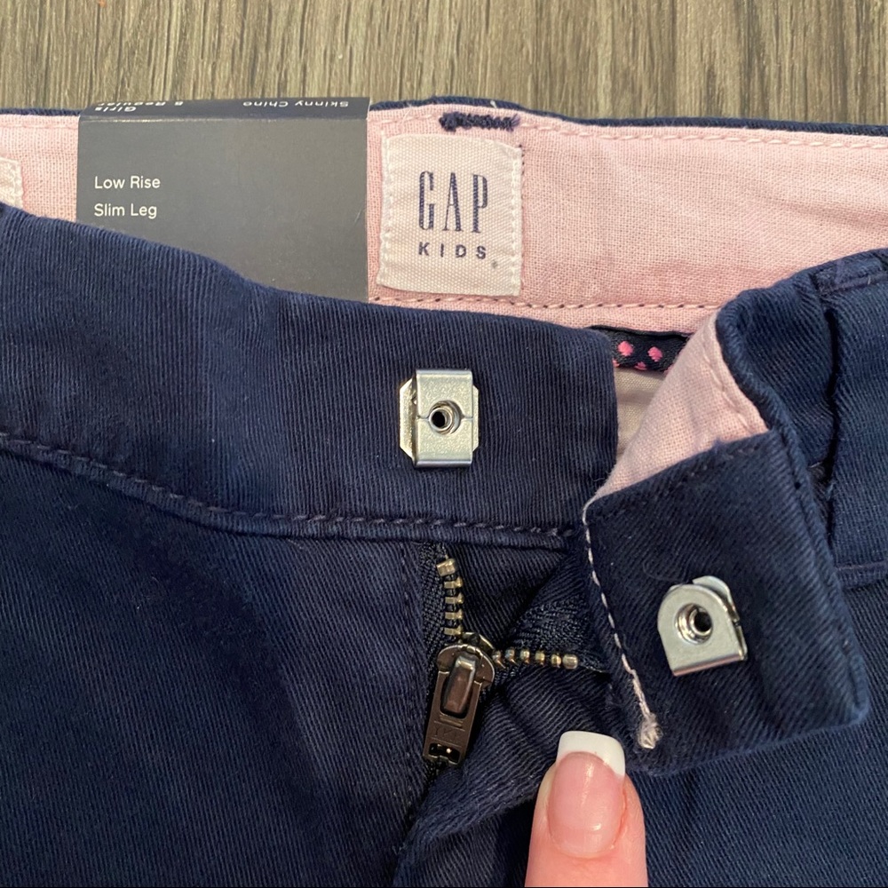 GAP NWT Navy Uniform Skinny Chino 5R - Picture 5 of 11